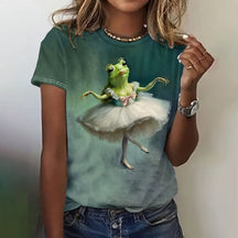 Blusa Feminina Manga Curta La Femme