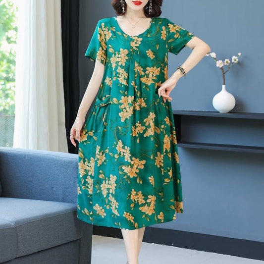 Vestido Midi Estampado Kelen