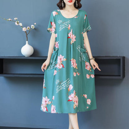 Vestido Midi Estampado Kelen