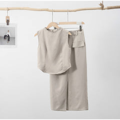 Conjunto Feminino Blusa e Saia Jade