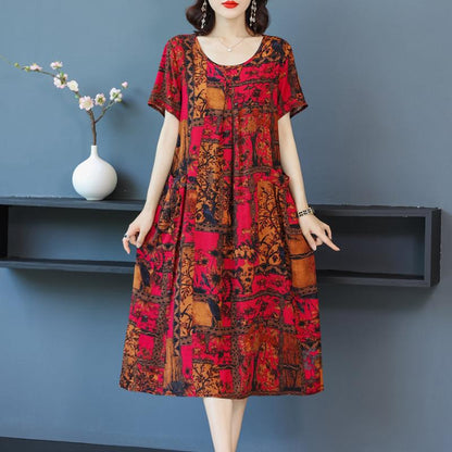 Vestido Midi Estampado Kelen