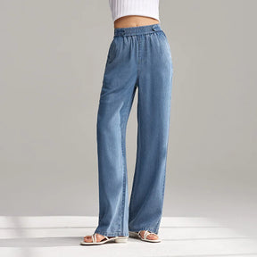 Calça Jeans Cintura Alta Reta Darcy - Coradon