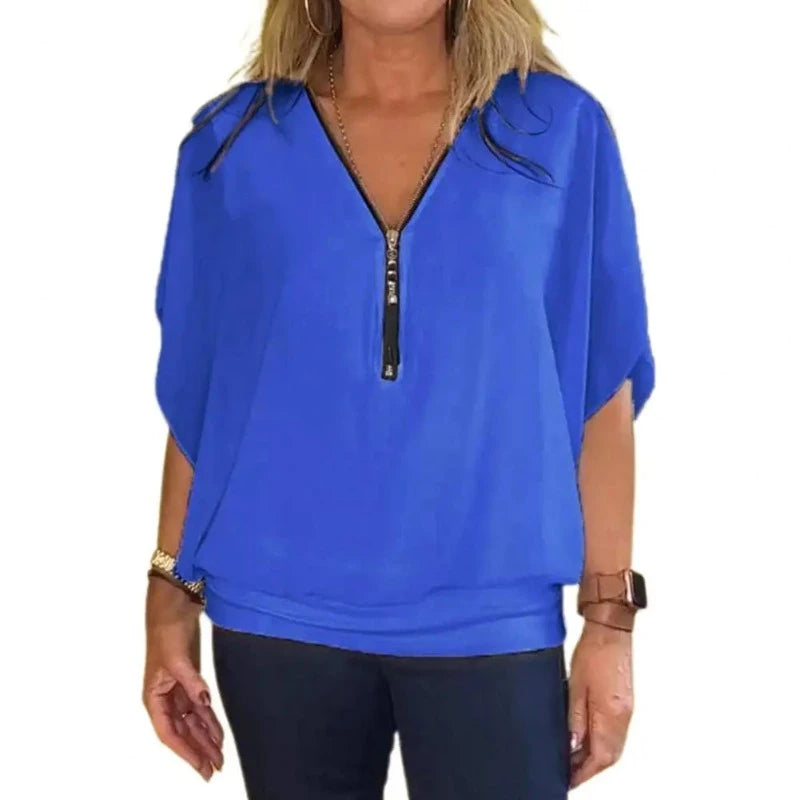 Blusa Feminina Com Zíper Betina - Coradon