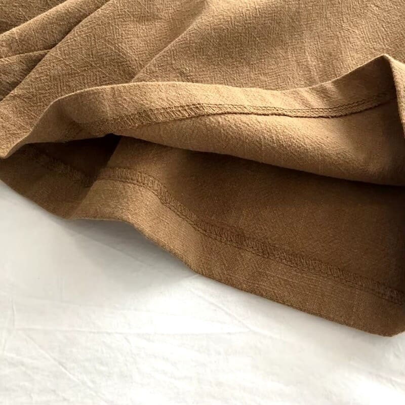 Short Feminino com Pregas de Linho Erica