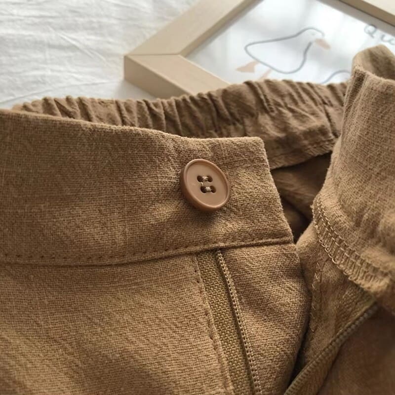 Short Feminino com Pregas de Linho Erica