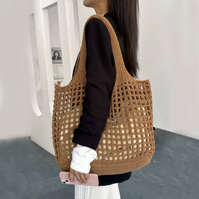 Bolsa Crochê De Ombro Brisa