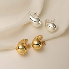 Brinco Gota Banhado em Ouro 18K - Coradon