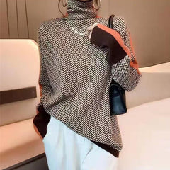 Suéter Feminino Gola Alta Ariadne