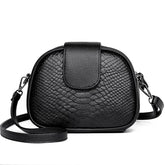 Bolsa Feminina Pequena De Couro Legítimo Crocodile - Coradon