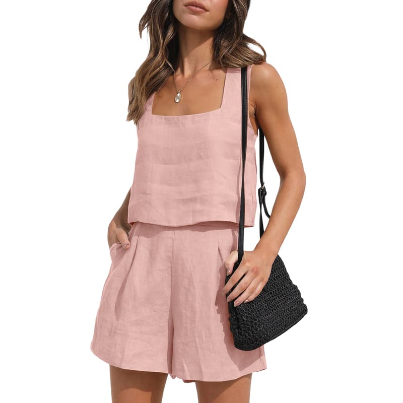 Conjunto Feminino Linho Rosangela Rosa - Coradon