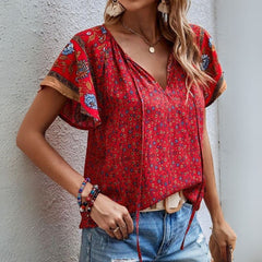 Blusa Bata Feminina Manga Curta Lucinéia