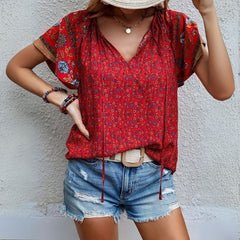 Blusa Bata Feminina Manga Curta Lucinéia