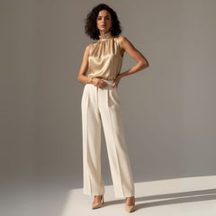 Blusa De Seda Feminina Chanel