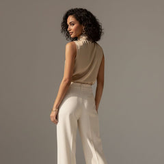 Blusa De Seda Feminina Chanel
