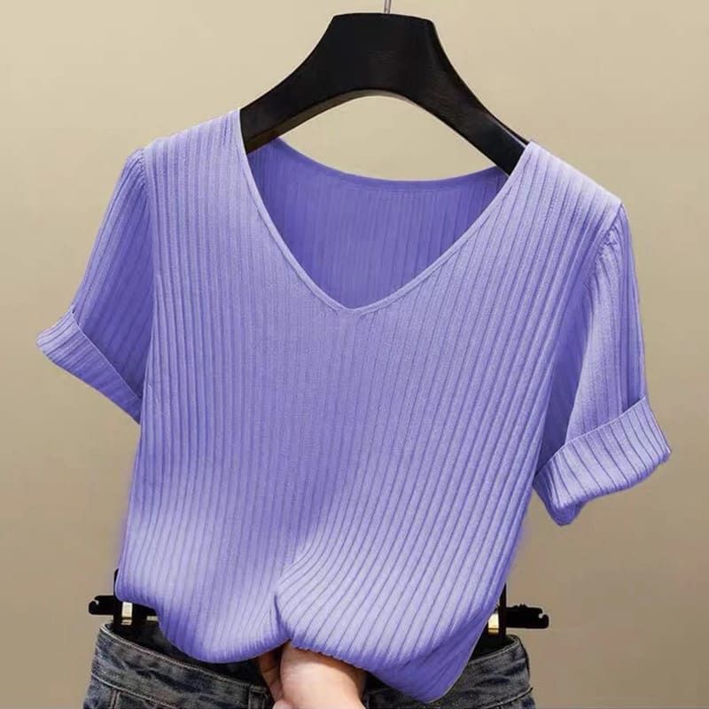Blusa Feminina Canelada Básica Liz