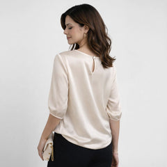 Blusa Feminina De Seda Elise