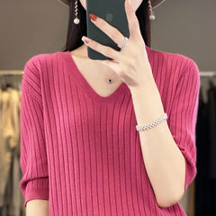 Blusa Feminina Manga 3/4 Mari
