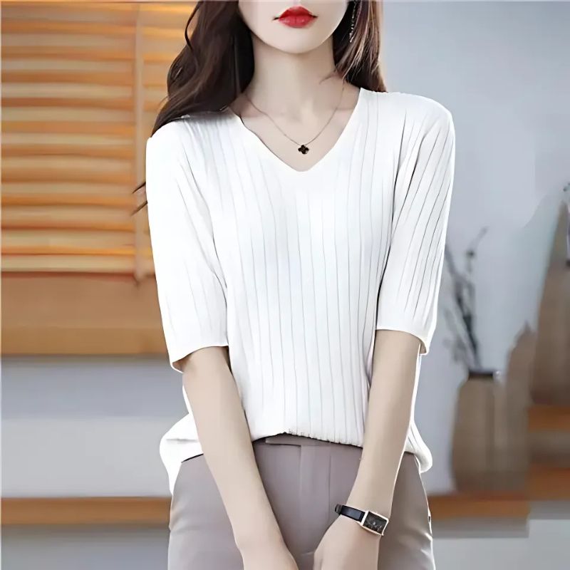 Blusa Feminina Manga 3/4 Mari