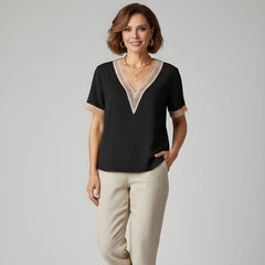 Blusa Feminina Manga Curta Nágila