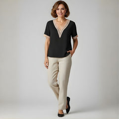 Blusa Feminina Manga Curta Nágila