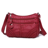 Bolsa Couro Feminina Femme Vermelho 02 Bolsacouro