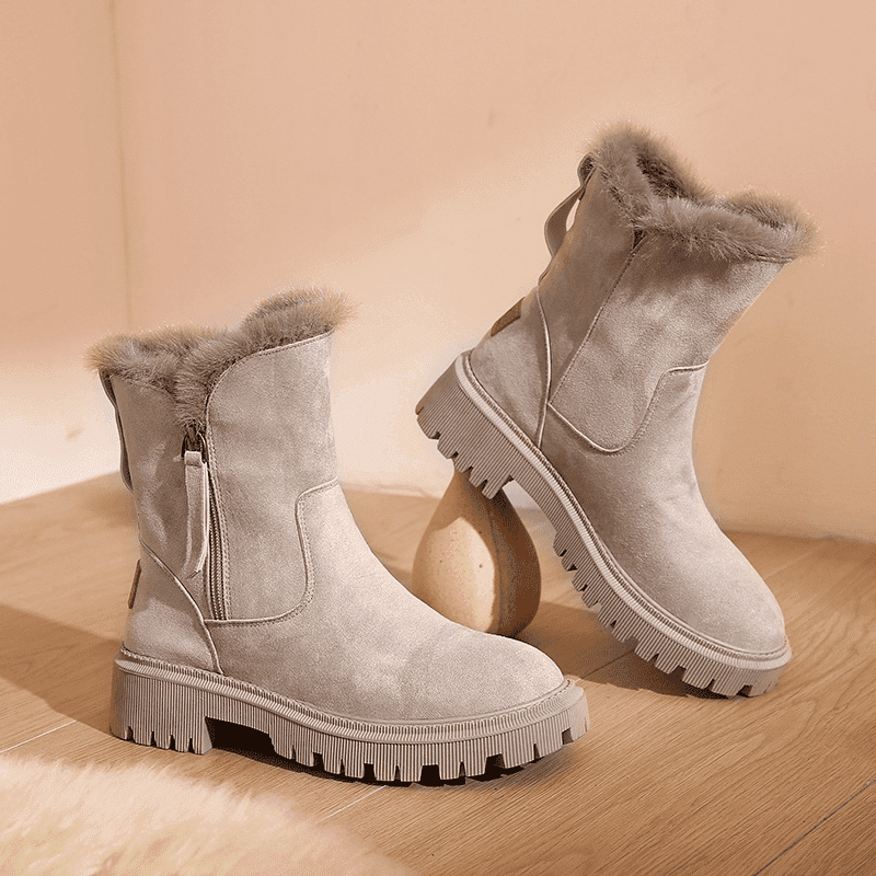 Bota Forrada Feminina Padded Nude - Coradon