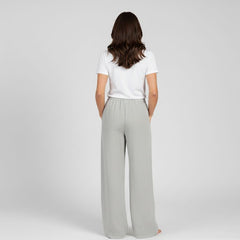 Calça Feminina de Algodão Cinza Claro Mara