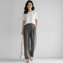 Calça Feminina De Linho Chloe