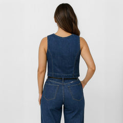 Calça Wide Leg Jeans Feminina Yumi