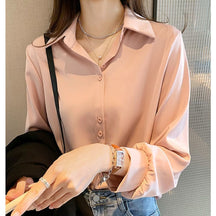 Camisa Feminina Social Belle Rose / P Camisabelle