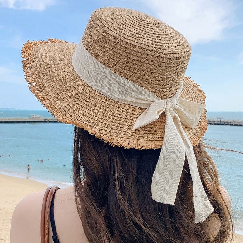 Chapéu de Praia Feminino Com Laço Maria