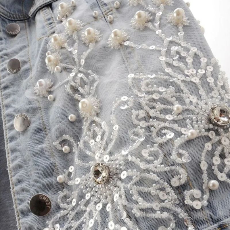 Colete Jeans Feminino Curto Luara