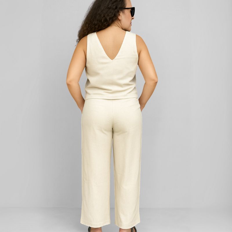 Conjunto Feminino Alfaiataria Linho Magda