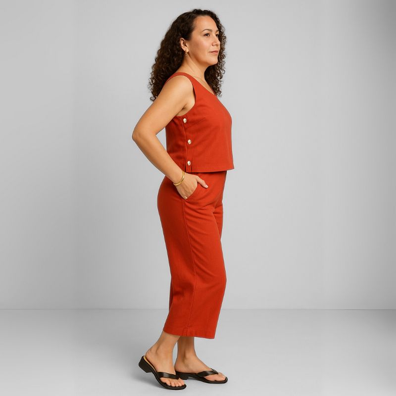 Conjunto Feminino Alfaiataria Linho Magda
