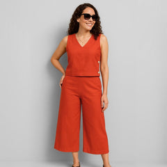 Conjunto Feminino Alfaiataria Linho Magda