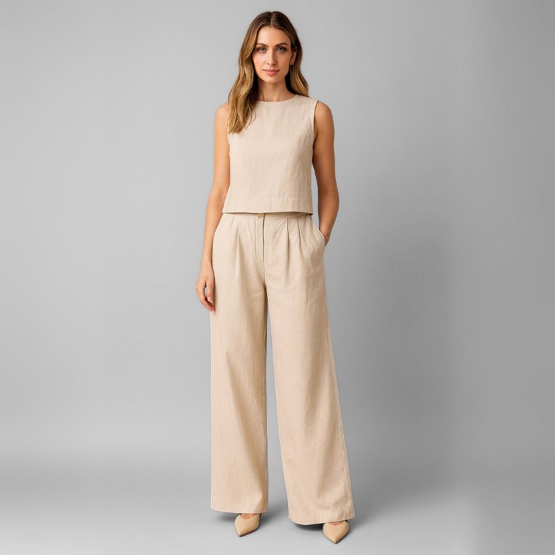 Conjunto Feminino Calça e Blusa Andressa
