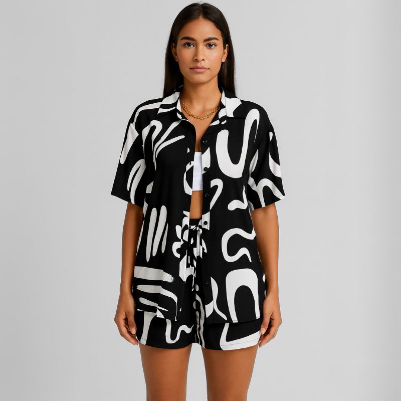 Conjunto Feminino Short e Blusa Holiday