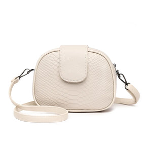 Bolsa Feminina Pequena De Couro Legítimo Crocodile - Coradon