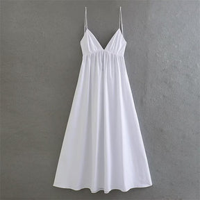 Vestido Longo Branco Larissa - Coradon