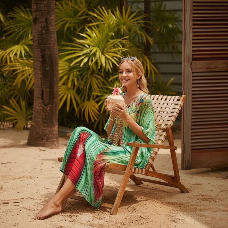 Kaftan Longo Violet