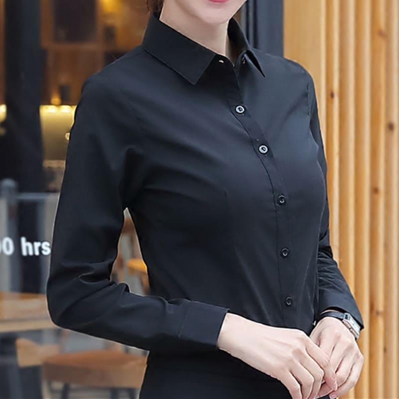 Camisa Feminina Social Manga Longa Work - Coradon