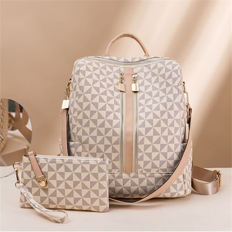 Mochila Feminina Couro Lady + BRINDE - Coradon