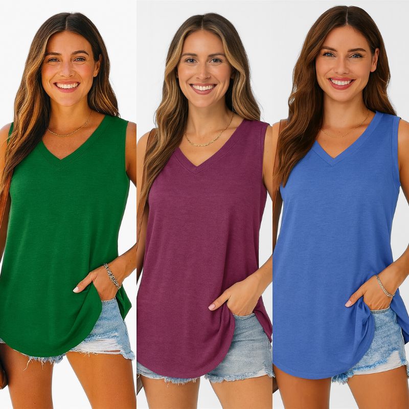 Regata Feminina Fresca Elegante - COMPRE 2 LEVE 3