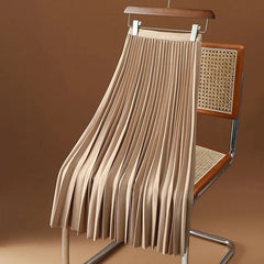 Saia Midi Evasê Plissada Olívia