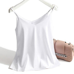 Blusa Feminina Seda Lari Branco - Coradon