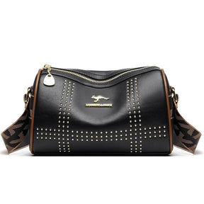 Bolsa Feminina De Couro Bally Preta - Coradon