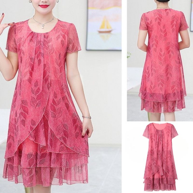Vestido Curto de Festa Com Babados Enola