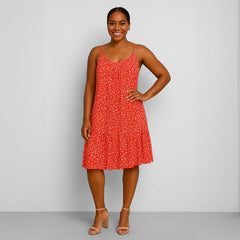 Vestido Curto Floral Paula + 3 BRINDES