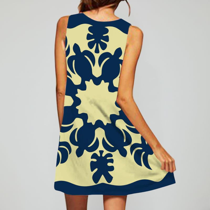 Vestido Curto Sem Mangas Karina