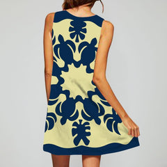 Vestido Curto Sem Mangas Karina